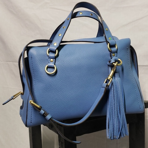 Cole Haan Cassidy Satchel Riverside Blue - Picture 5 of 5